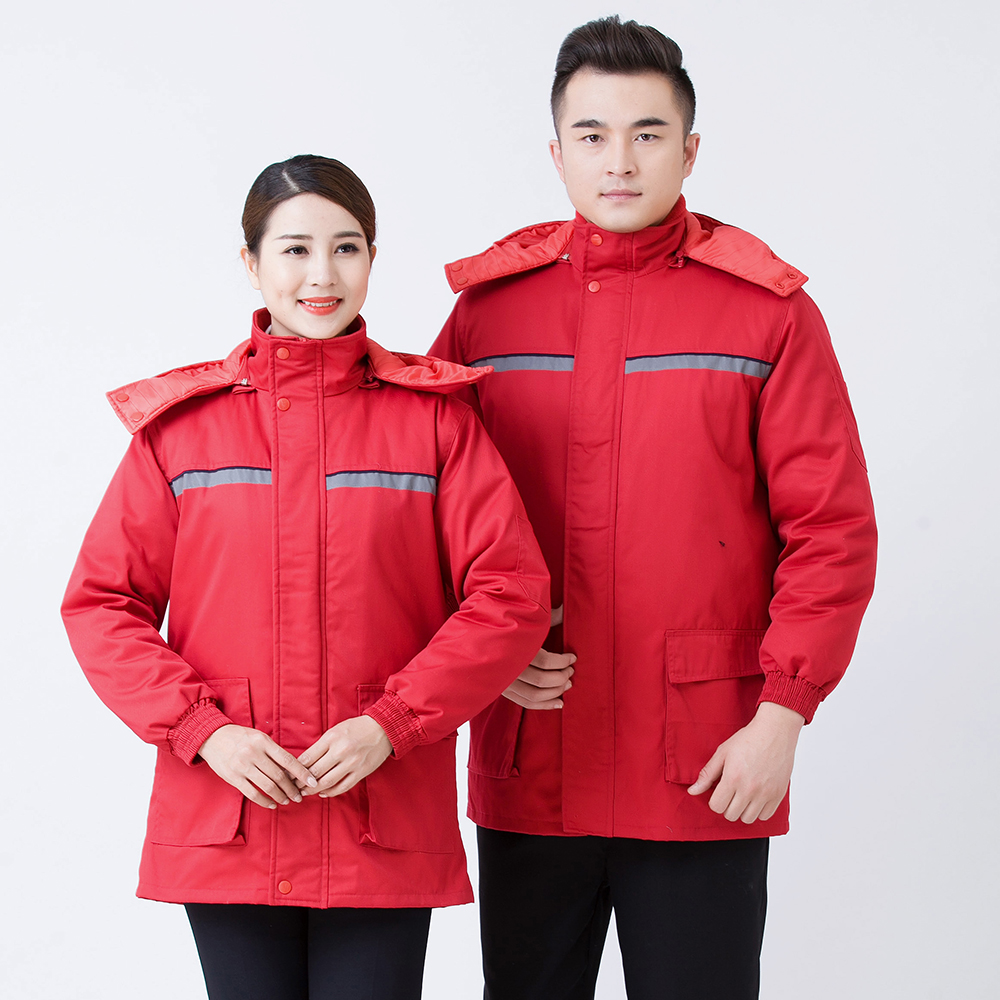 MF64涤棉全线卡防静电棉服