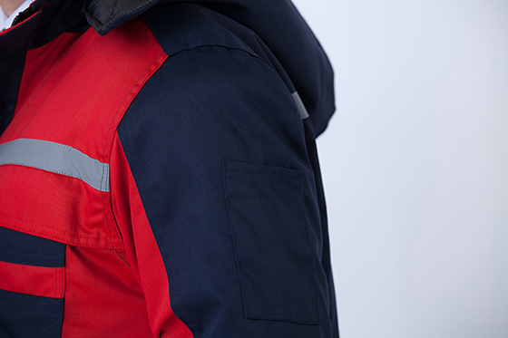 藏蓝拼红色MF018-1内胆可拆卸