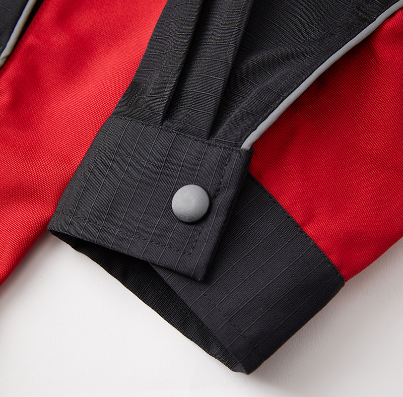 黑拼红色工作服AC1017-2 