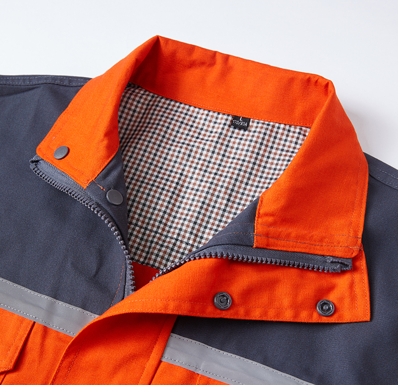 桔红色工作服AC3026-4