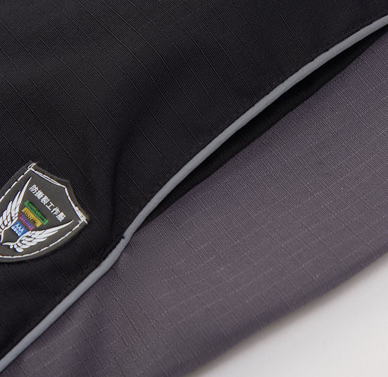 黑拼灰色工作服AC1017-4