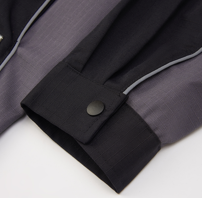 黑拼灰色工作服AC1017-4