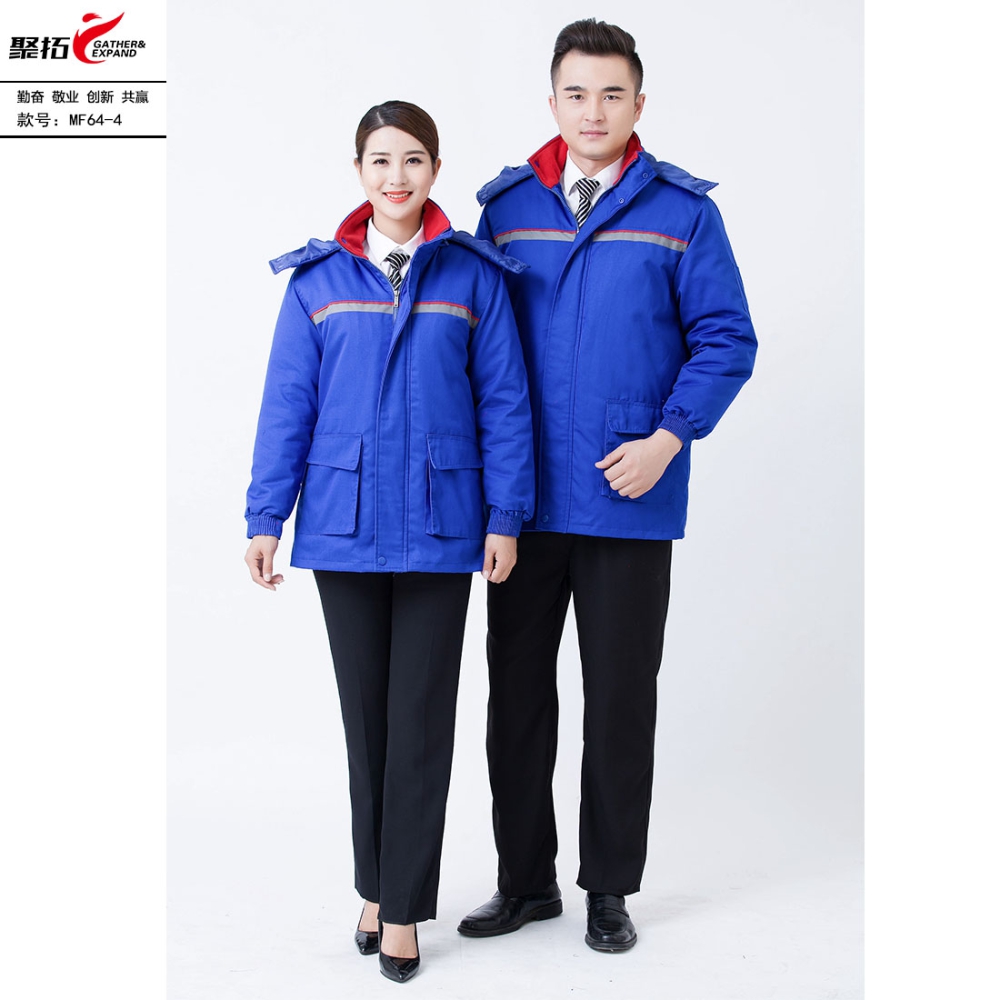 MF64涤棉全线卡防静电棉服