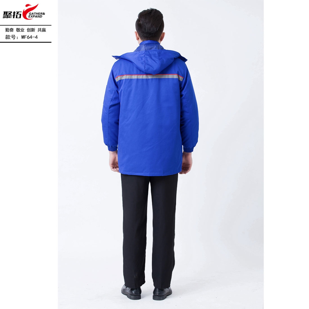 MF64涤棉全线卡防静电棉服