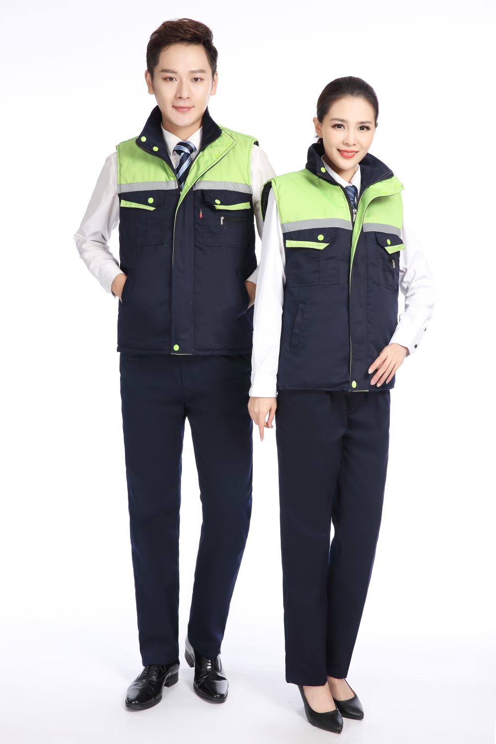 J070-3一体式不可拆卸棉服马甲