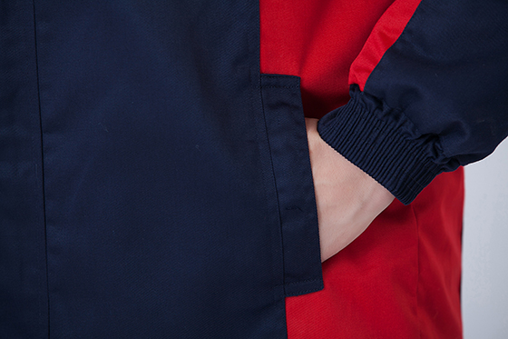 藏蓝拼红色MF018-1内胆可拆卸