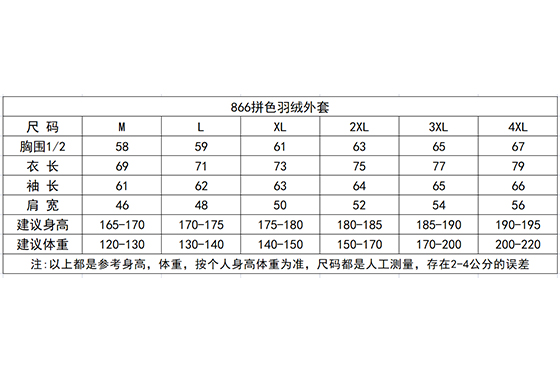 羽绒冲锋衣CFDG1070-6~-10
