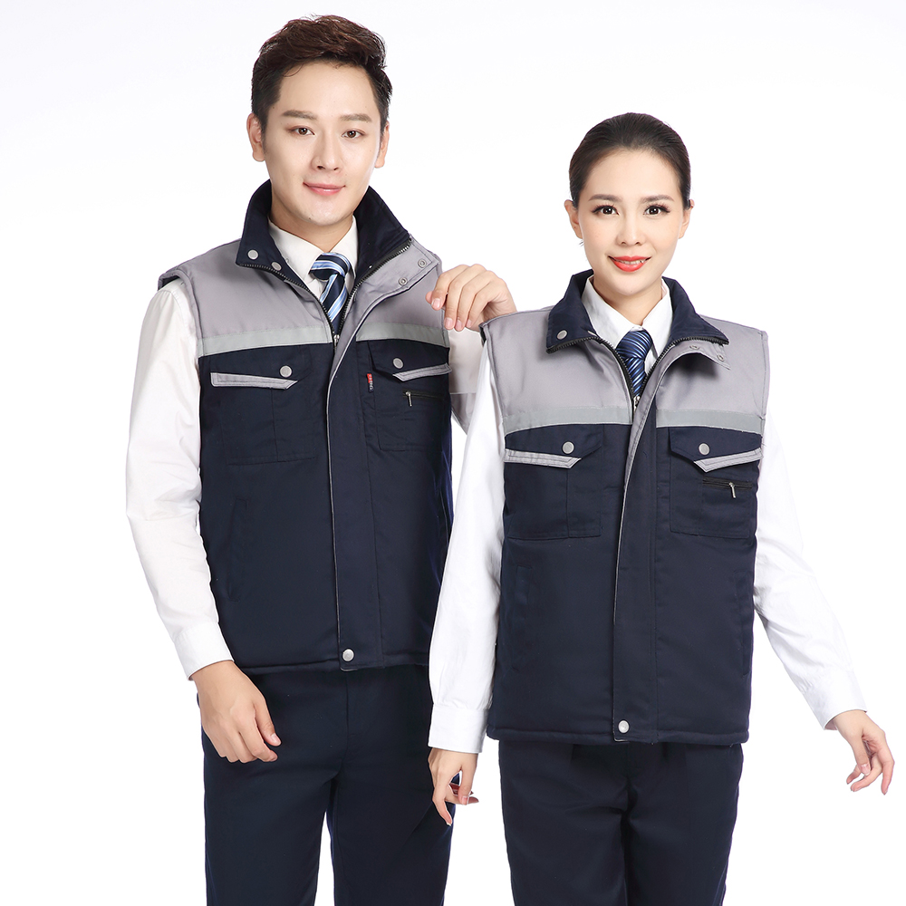 J070-3一体式不可拆卸棉服马甲