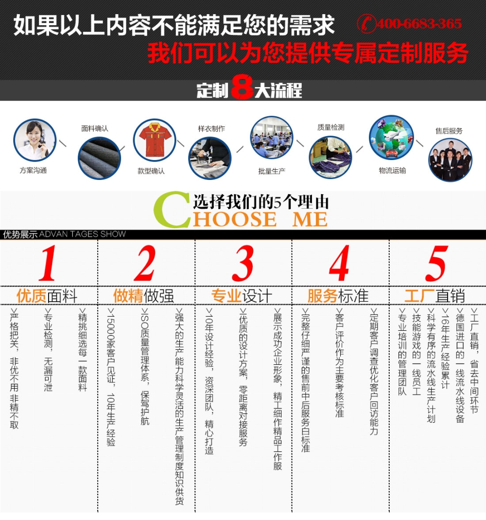 清灰拼银灰夏季工作服AD06-2