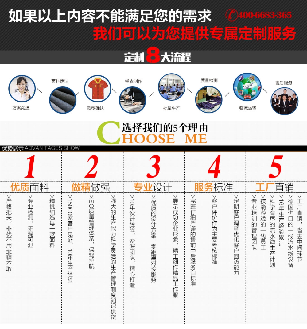 湖蓝色夏季工作服AD10-2