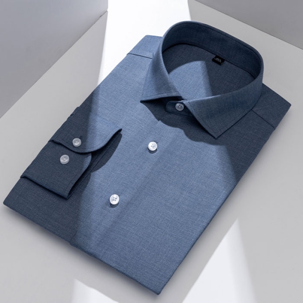 温莎领斜纹衬衫