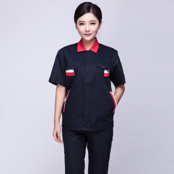 藏青色夏季工作服AD02-1