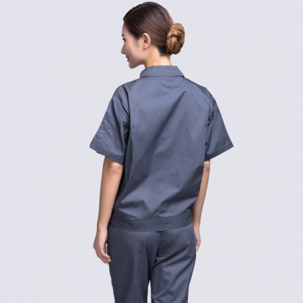 灰色春秋短袖工作服AD12-1