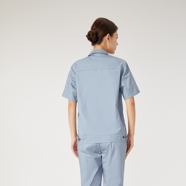 蓝灰色工作服AD2207-2