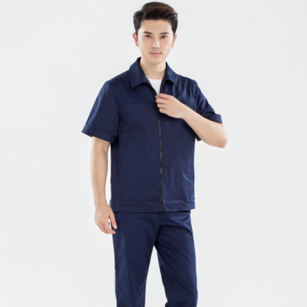 藏青色夏季工作服AD19-2