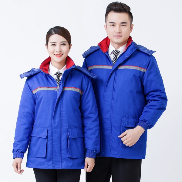 MF64涤棉全线卡防静电棉服