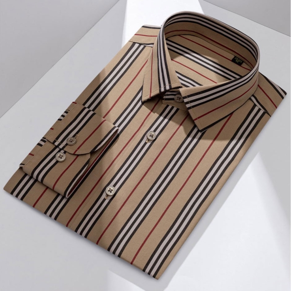 100支全棉DP条/格纹衬衫