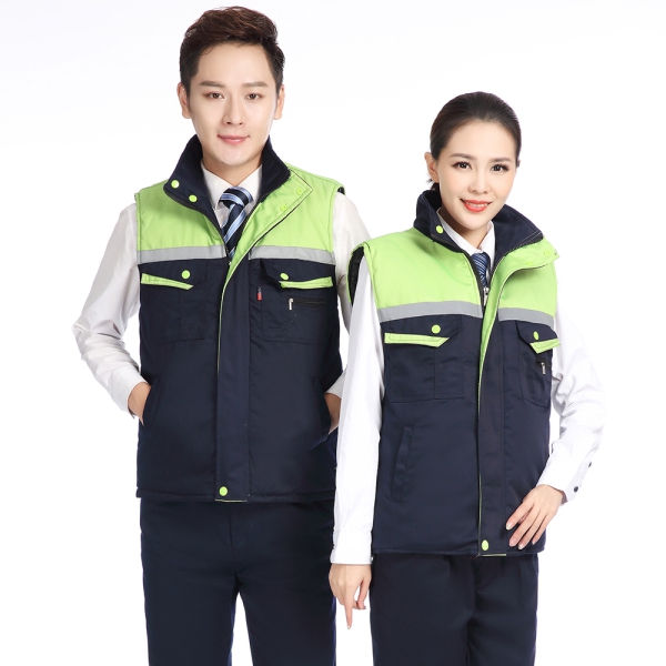 J070-3一体式不可拆卸棉服马甲