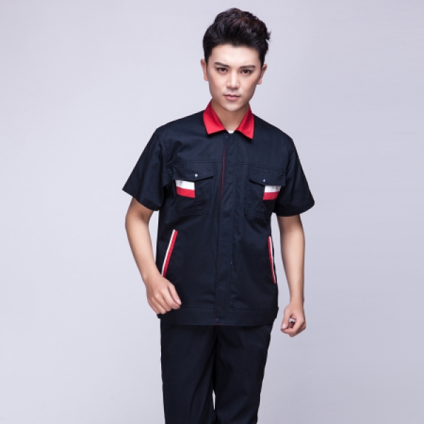 藏青色夏季工作服AD02-1