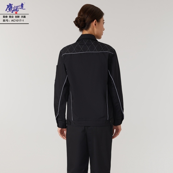 黑色工作服AC1017-1