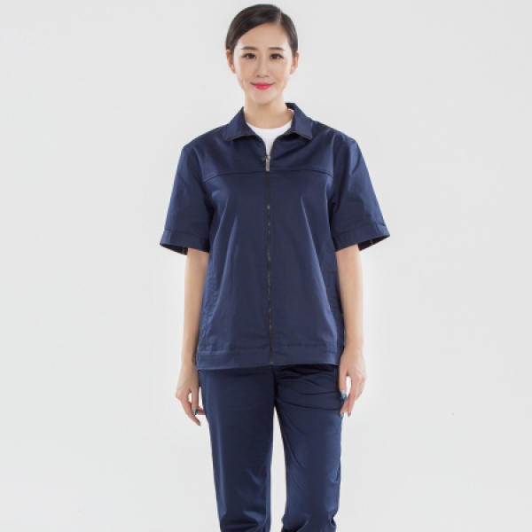 藏青色夏季工作服AD19-2