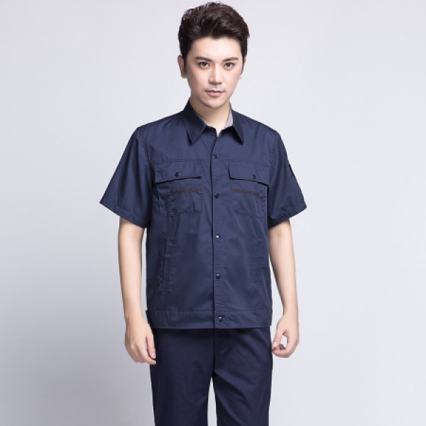 藏青色夏季工作服AD11-3