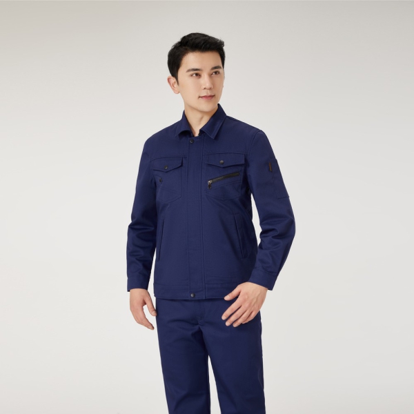 藏青色春季工作服AC2207-3