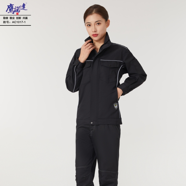 黑色工作服AC1017-1