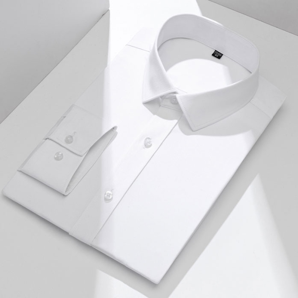 弹力竹纤维免烫衬衫