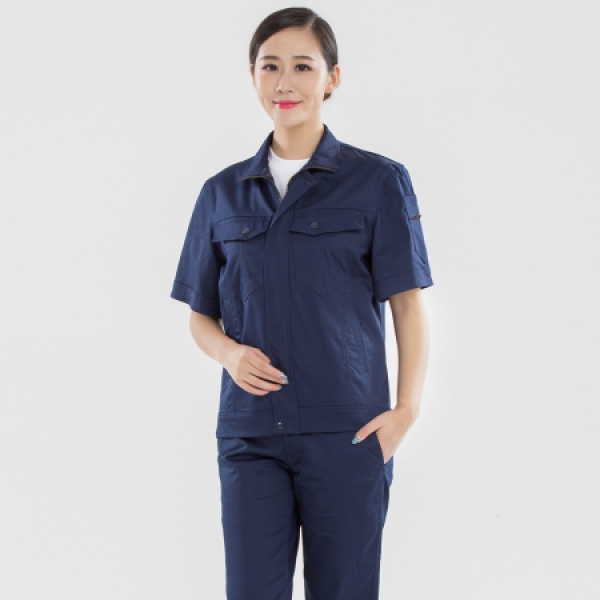藏青色夏季工作服AD16-2