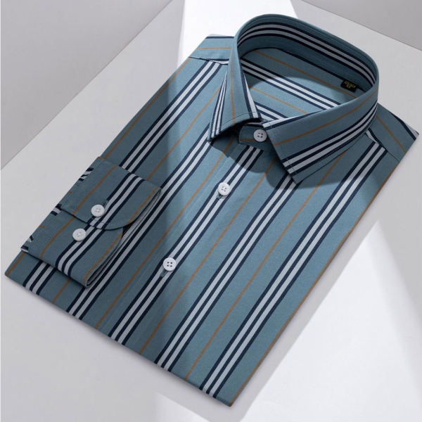100支全棉DP条/格纹衬衫